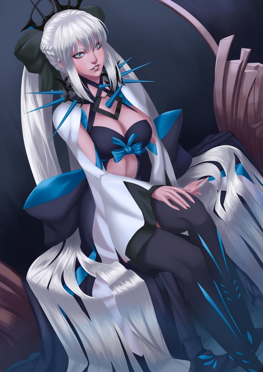 morgan le fay (fate and 1 more) drawn by kouichi09