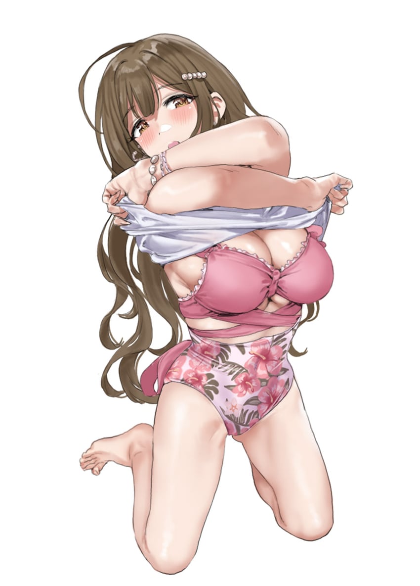 kuwayama chiyuki (idolmaster and 1 more) drawn by hamedoragon