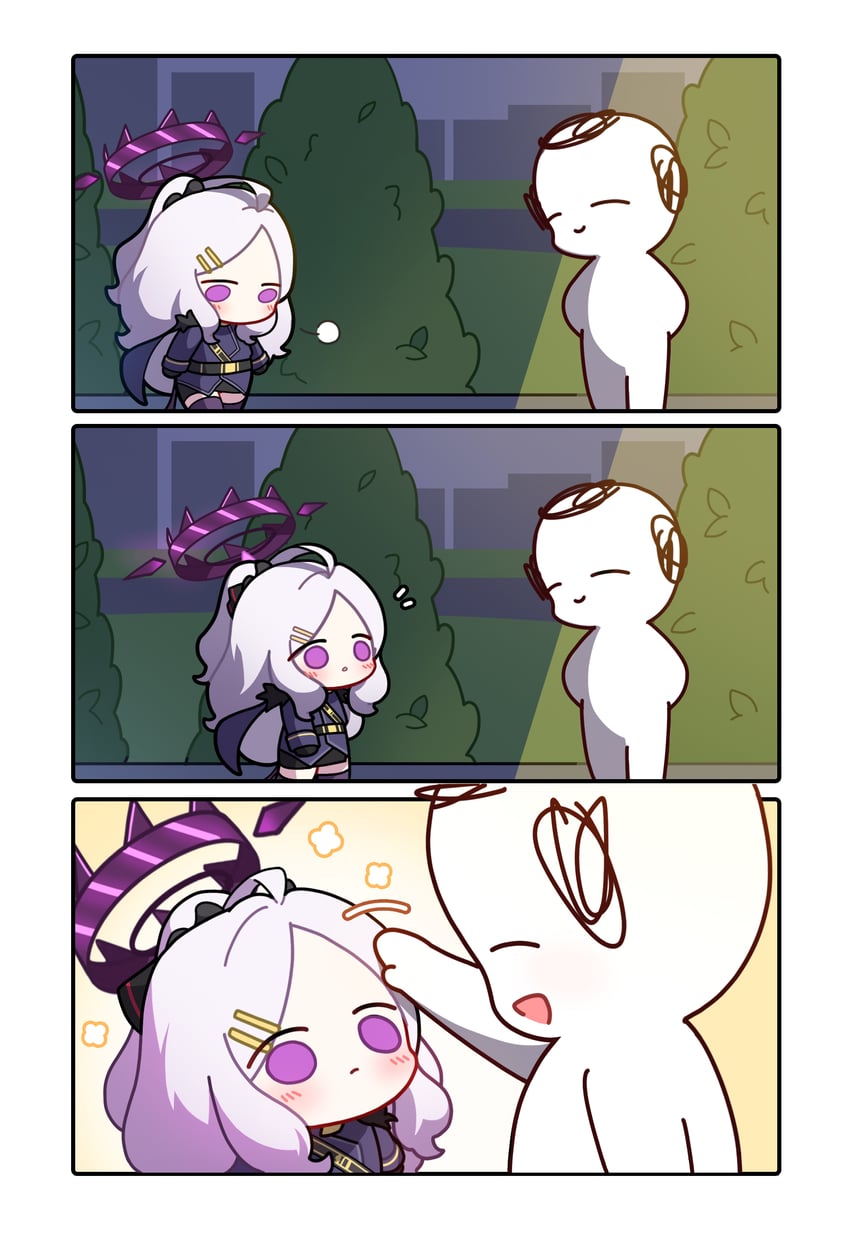 sensei, doodle sensei, and hina (blue archive) drawn by uz_(uzru0428)