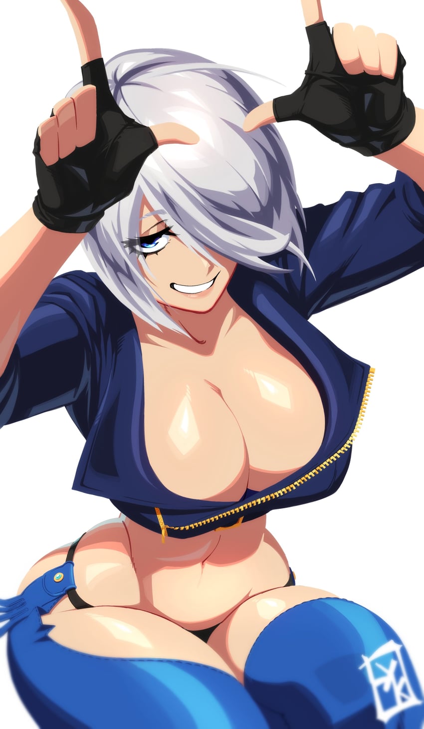 angel (the king of fighters and 2 more) drawn by lyuka