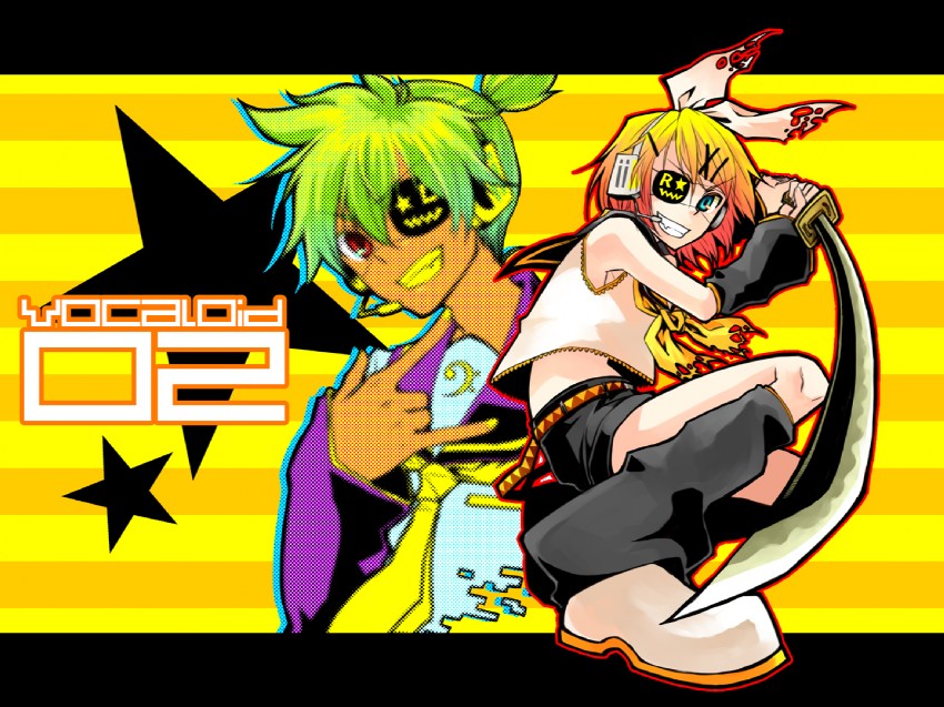 kagamine rin and kagamine len (vocaloid) drawn by tadano_kagekichi