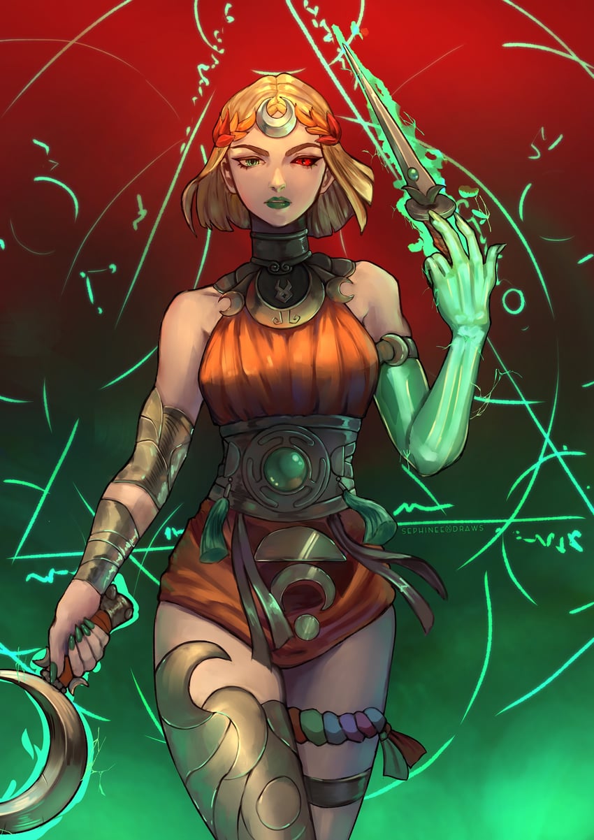 melinoe (hades and 1 more) drawn by sephineedraws