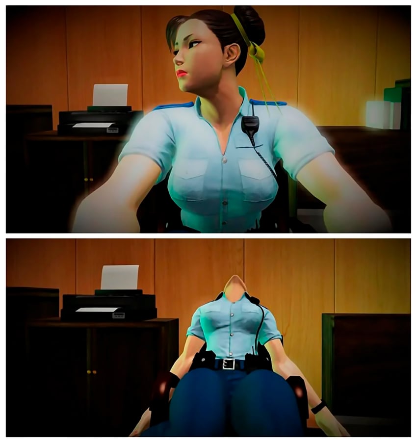 chun-li and mini-necky (street fighter and 1 more) drawn by juan_padrolo