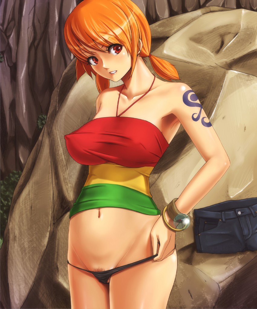 nami (one piece and 1 more) drawn by taono_kinoko