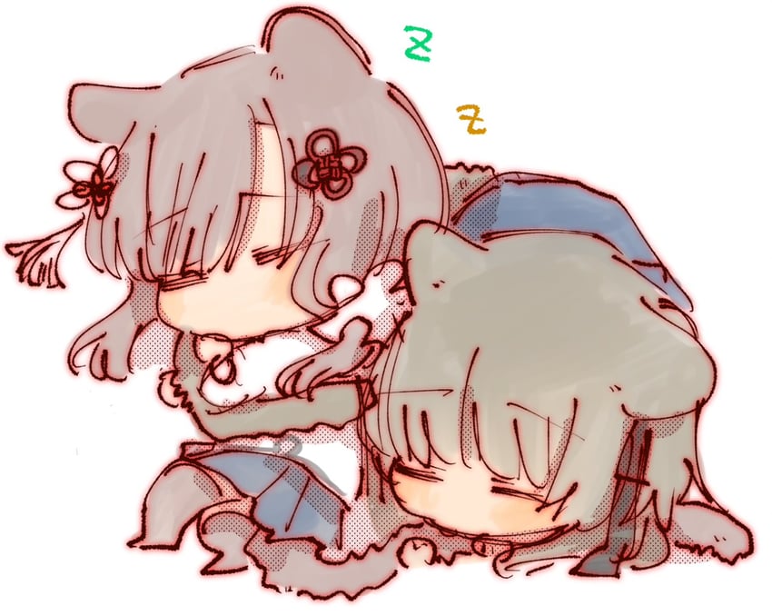 kuo shenlin and wang yujia (assault lily) drawn by rui_rui_rui0122