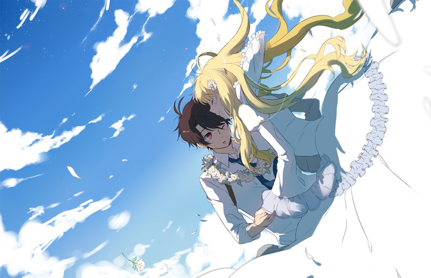 kaizuka inaho and asseylum vers allusia (aldnoah.zero) drawn by ita_(pixiv12543707)