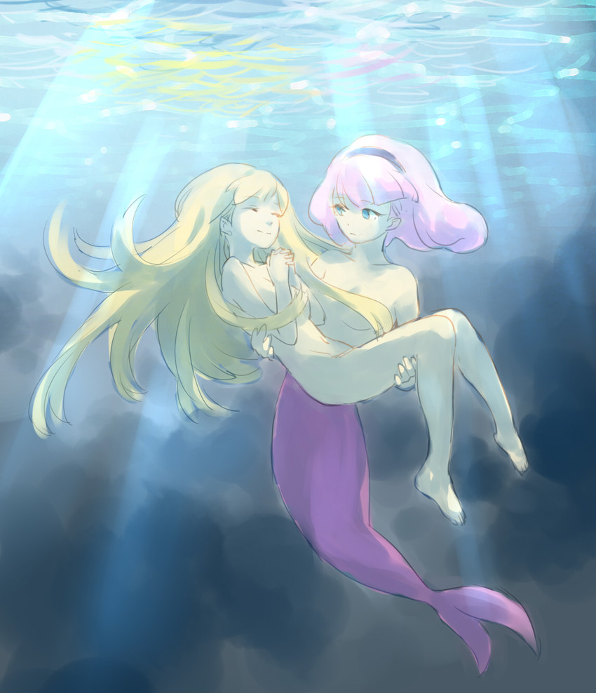 asseylum vers allusia and lemrina vers envers (aldnoah.zero) drawn by kydesu