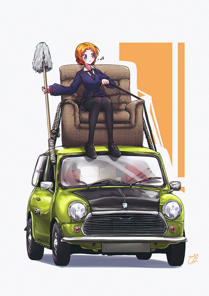 orange pekoe (girls und panzer and 1 more) drawn by mizzterbii