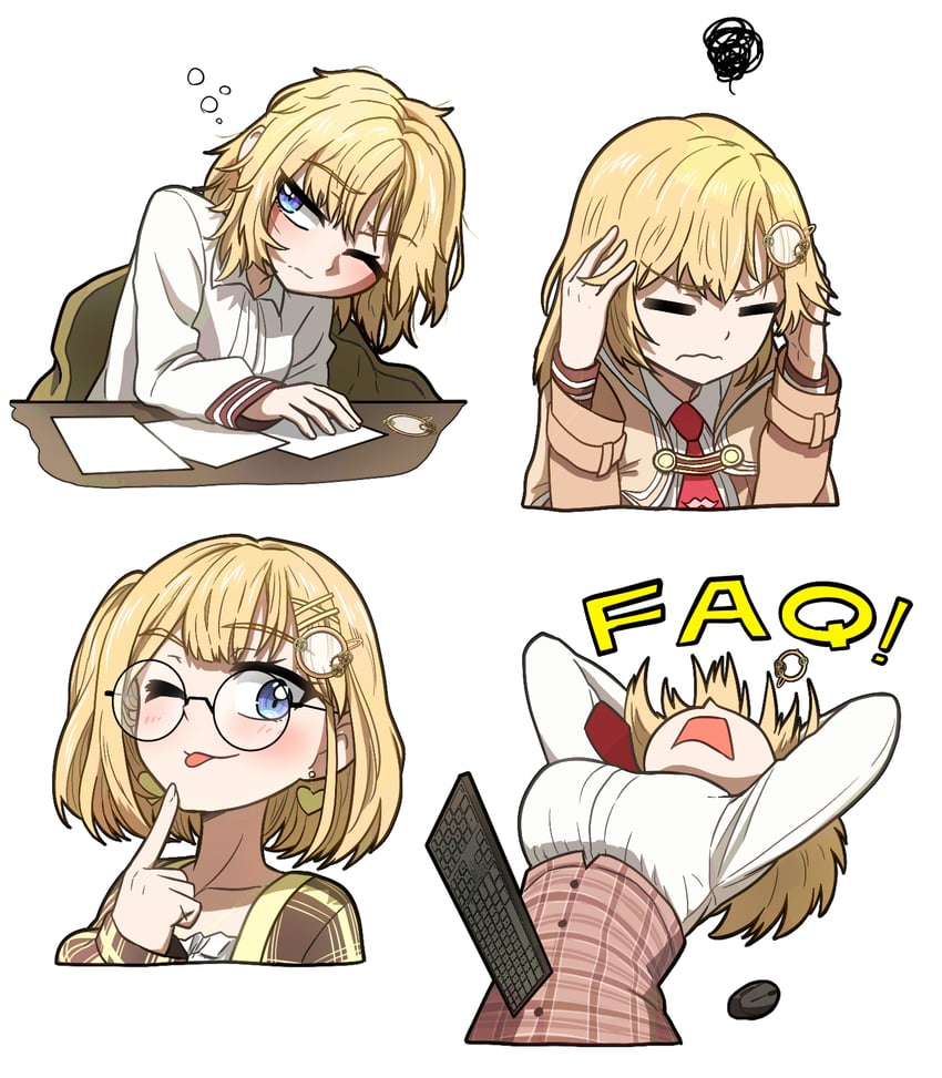 watson amelia (hololive and 1 more) drawn by ddolbang