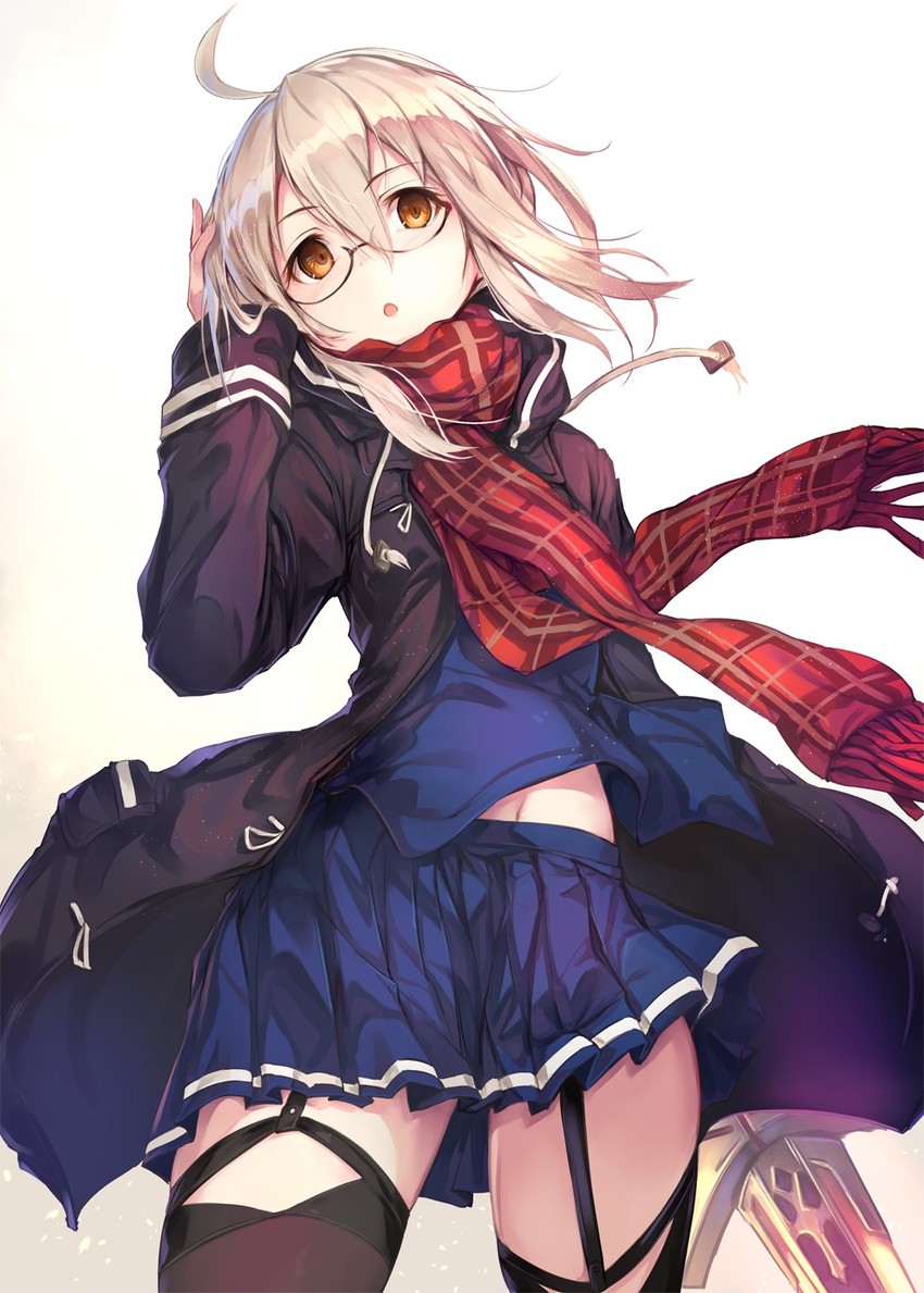 artoria pendragon and mysterious heroine x alter (fate and 1 more) drawn by fal_maro