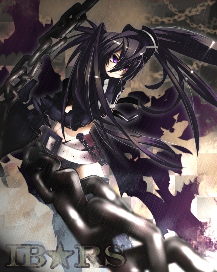 insane black rock shooter (black rock shooter) drawn by kousou