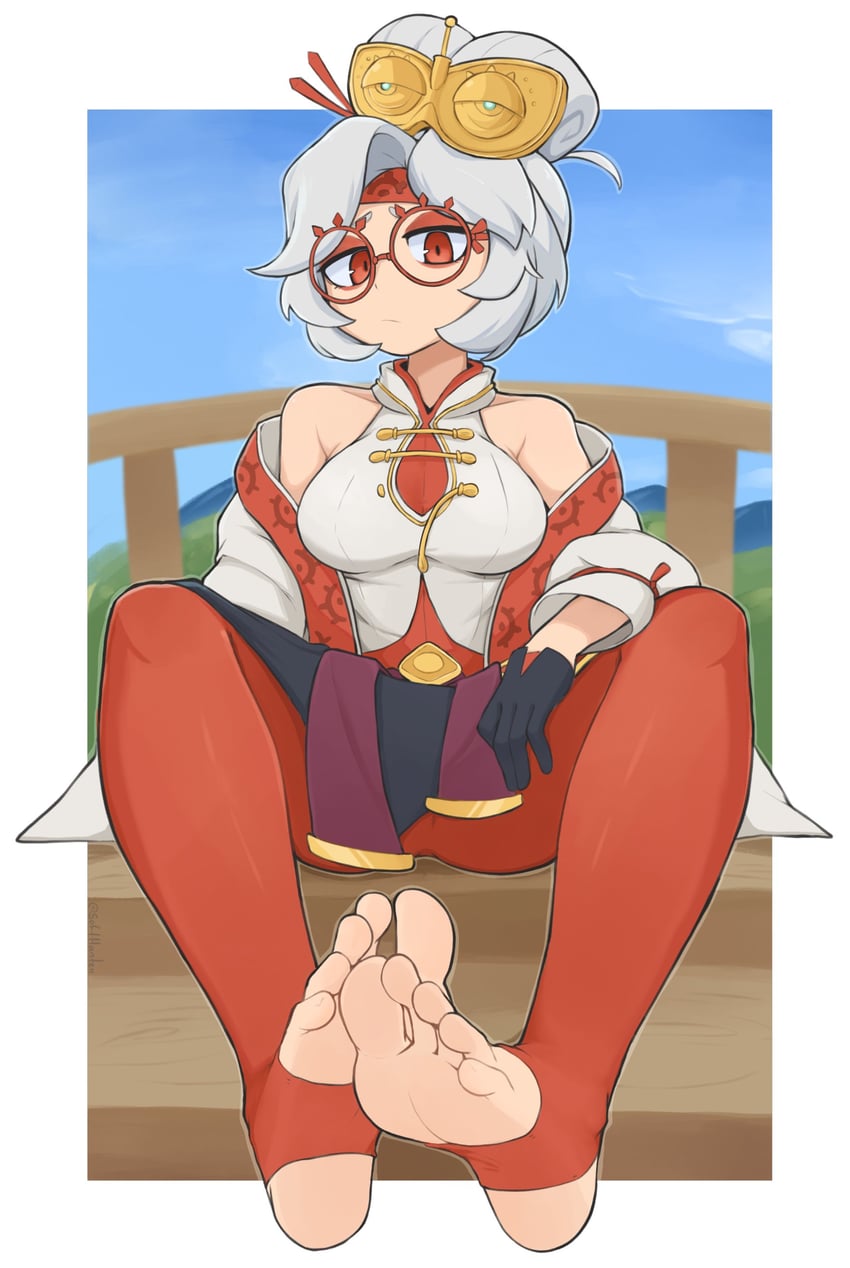 purah (the legend of zelda and 1 more) drawn by softhanten
