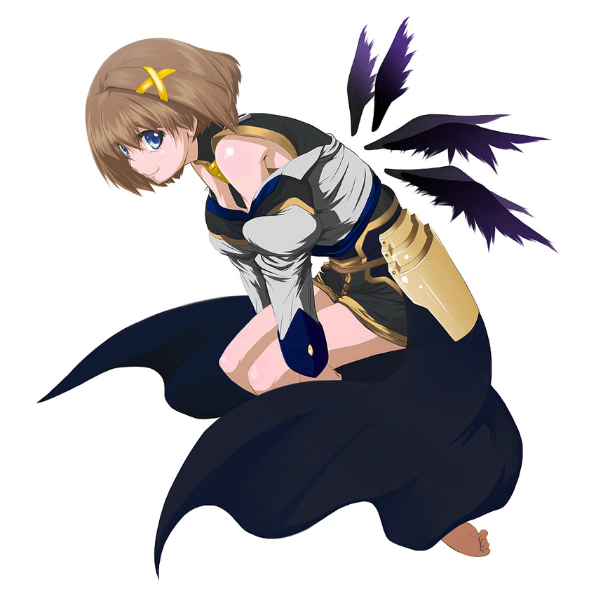 yagami hayate (lyrical nanoha and 2 more) drawn by inabatei_(amana)