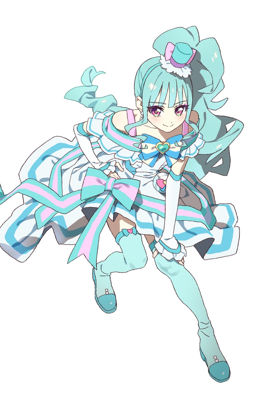nekoyashiki mayu and cure lillian (precure and 1 more) drawn by hiji_rida