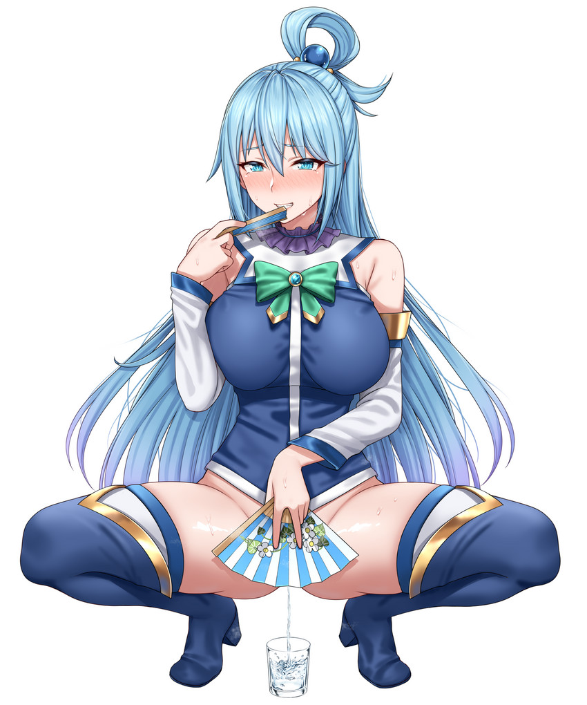 aqua (kono subarashii sekai ni shukufuku wo!) drawn by yakimi_27
