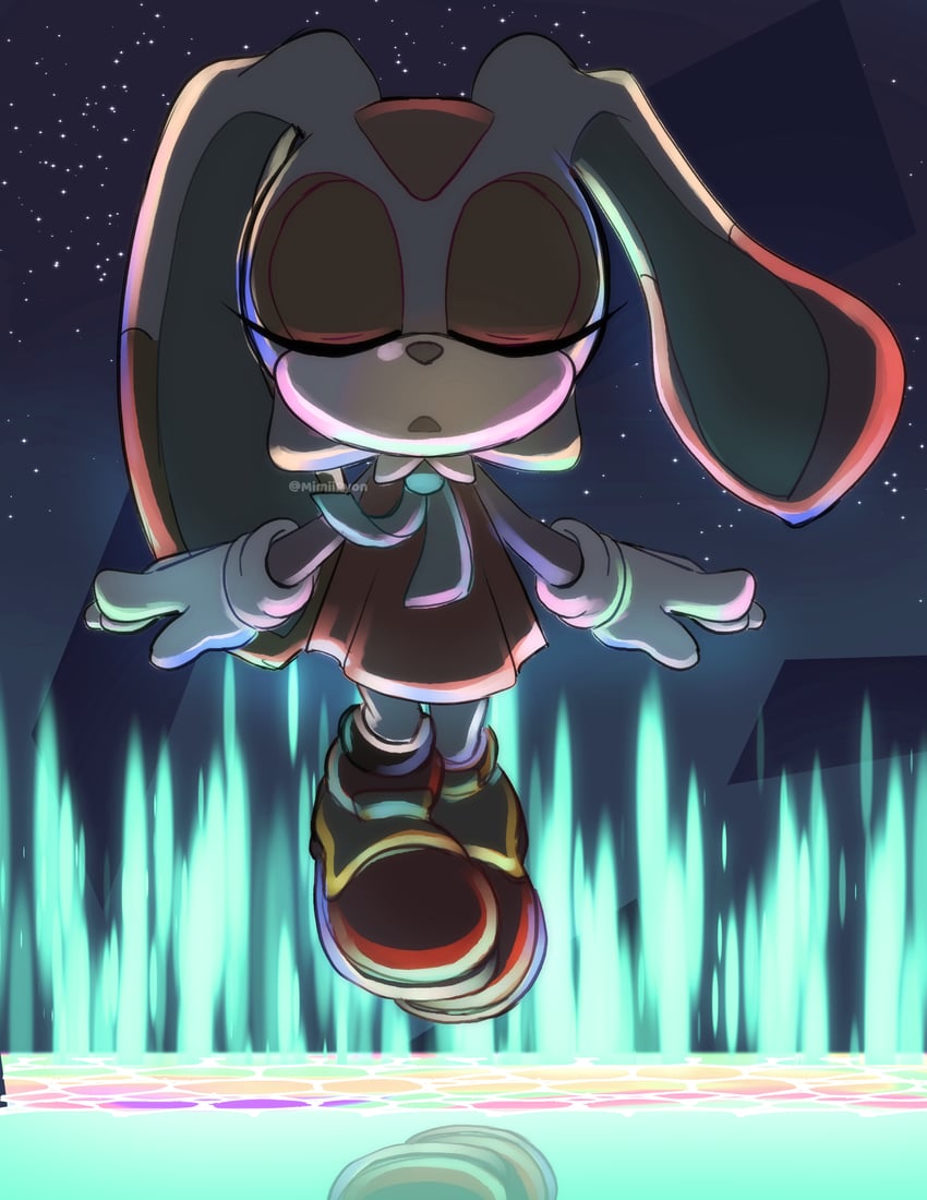 cream the rabbit (sonic and 1 more) drawn by mimiipyon