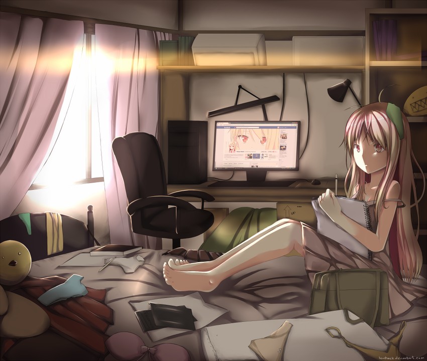 shiina mashiro (sakura-sou no pet na kanojo and 1 more) drawn by hews
