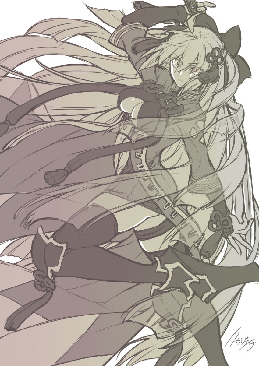 okita souji and okita souji alter (fate and 2 more) drawn by takatsuki_ichi