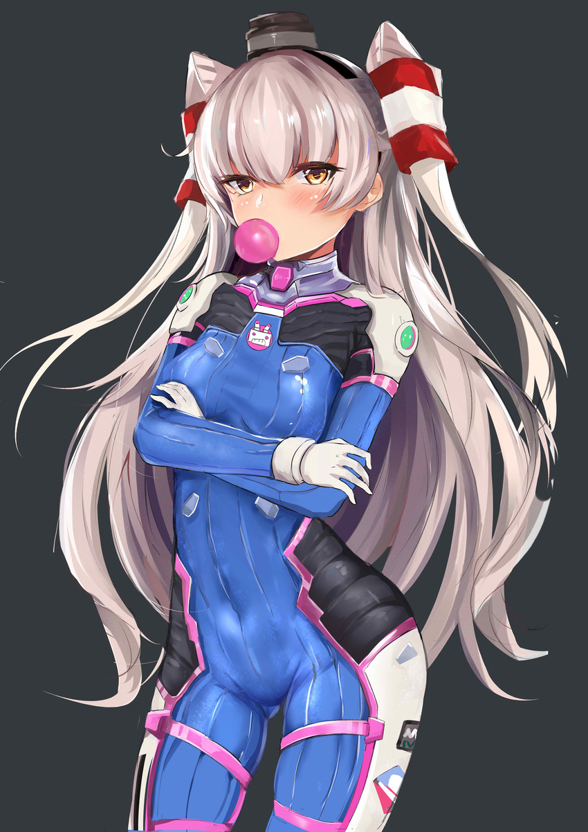 amatsukaze and d.va (kantai collection and 2 more) drawn by slm