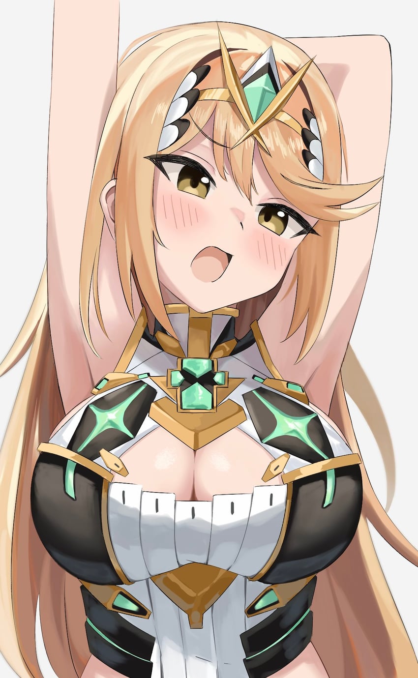 mythra (xenoblade chronicles and 1 more) drawn by yuugiri_(yougiri_you)