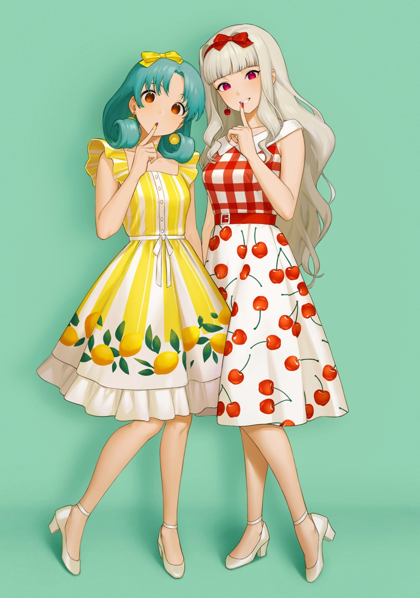shijou takane and tokugawa matsuri (idolmaster and 1 more) drawn by mimizubare
