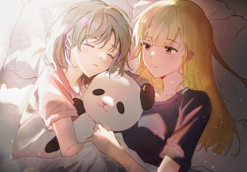 heanna sumire and tang keke (love live! and 1 more) drawn by canis428