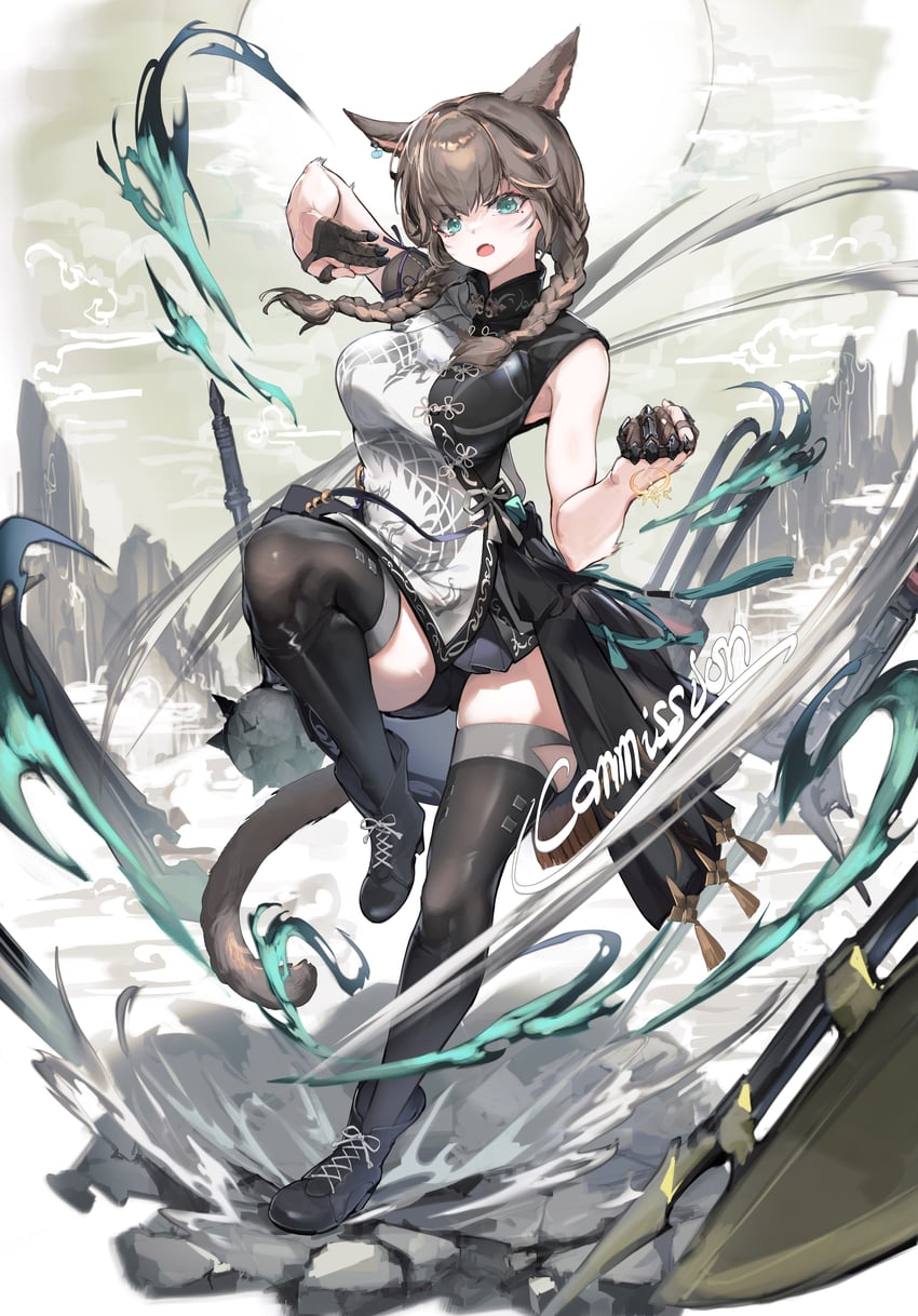 warrior of light (final fantasy and 1 more) drawn by xun_li_eins