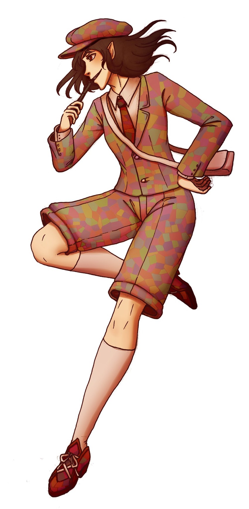 shameimaru aya (touhou and 1 more) drawn by moonywitcher