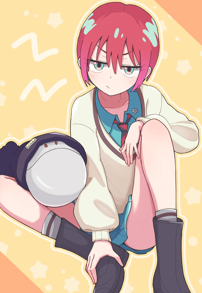 amate yuzuriha and haro (gundam and 1 more) drawn by jazz_grace