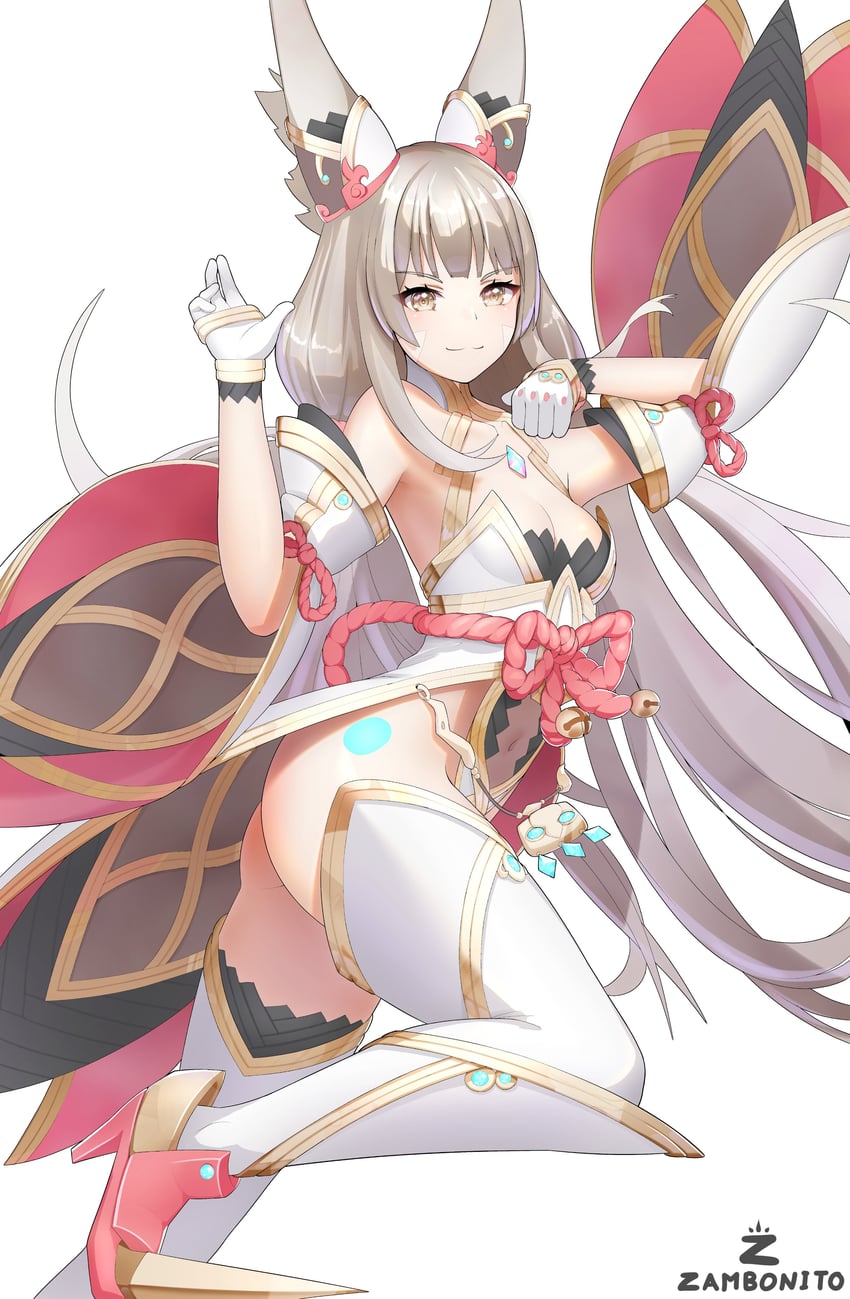 nia (xenoblade chronicles and 1 more) drawn by zambonito