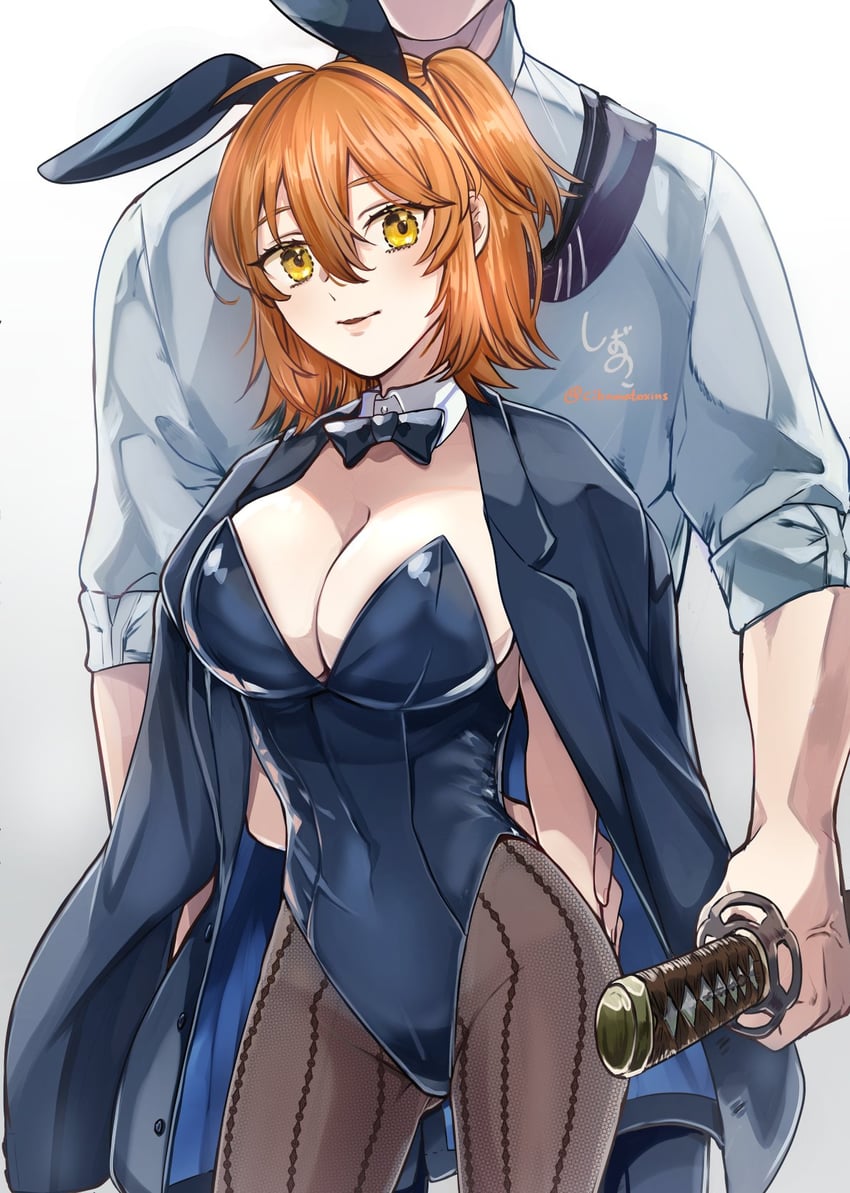 fujimaru ritsuka and saitou hajime (fate and 1 more) drawn by cibamatoxins