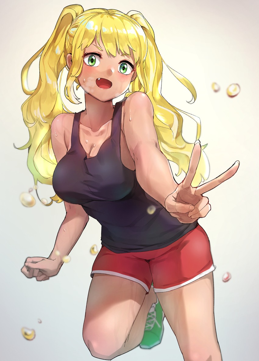 sakura hibiki (dumbbell nan kilo moteru?) drawn by mr.lime