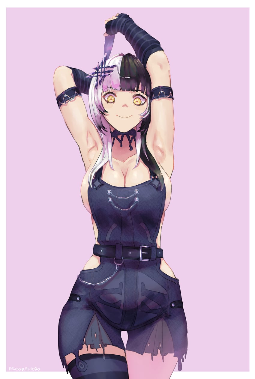 shiori novella (hololive and 1 more) drawn by erasorpepero