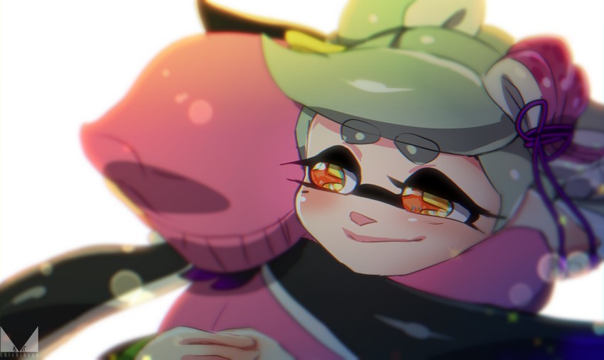 marie and callie (splatoon and 1 more) drawn by chichi_band