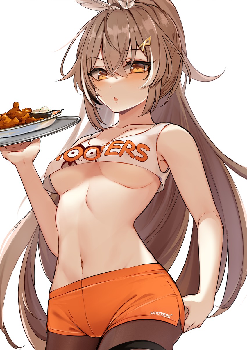 nanashi mumei (hololive and 2 more) drawn by elfboiii