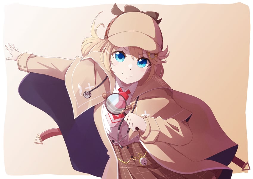 watson amelia (hololive and 1 more) drawn by aoi_kanan