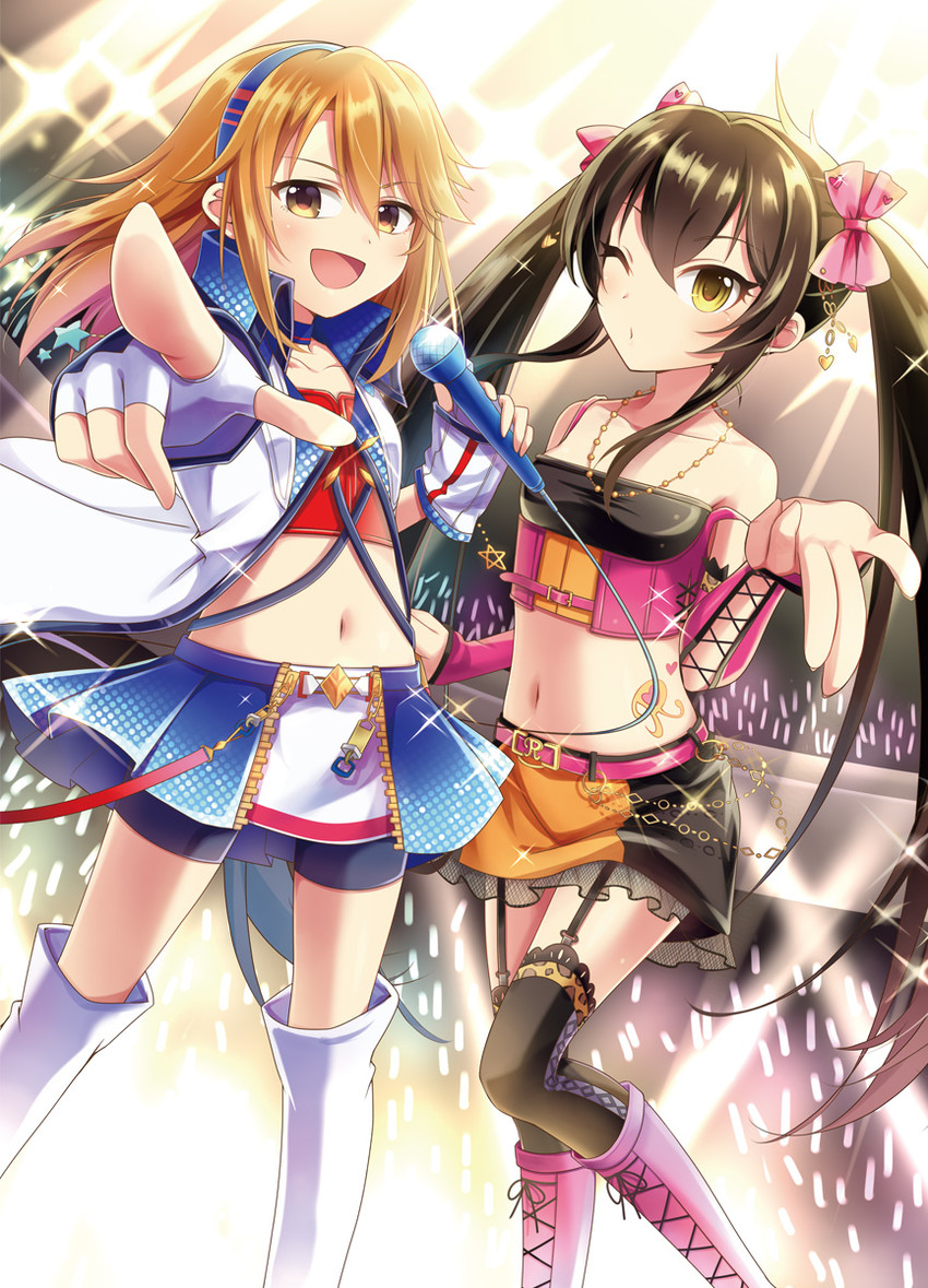 yuuki haru and matoba risa (idolmaster and 1 more) drawn by hibiki_tohru