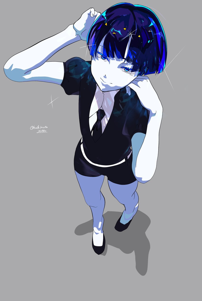 phosphophyllite and lapis lazuli (houseki no kuni) drawn by genkou_teifujou