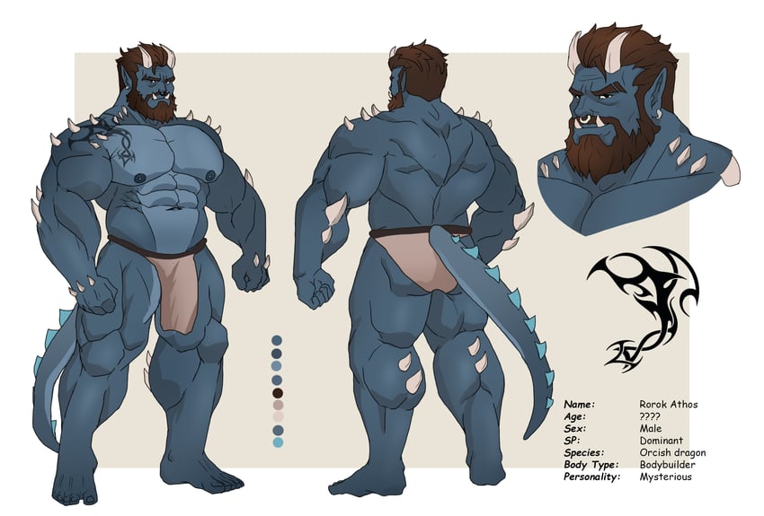 rorok athos (original) drawn by dadee_(da_ddy22)