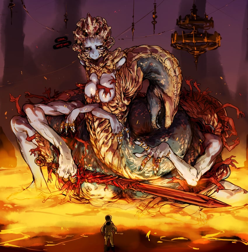 tarnished, prisoner, and rykard lord of blasphemy (elden ring) drawn by doppel_(bonnypir)