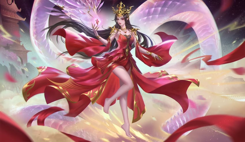 cai lin (doupo cangqiong) drawn by qie_shi_lu_ren_mo