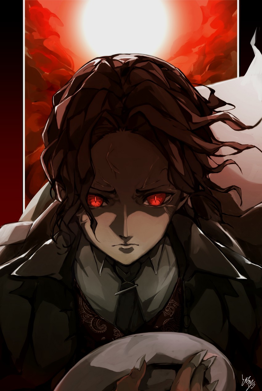 kibutsuji muzan (kimetsu no yaiba) drawn by tomochi_(tmc_tmc8)