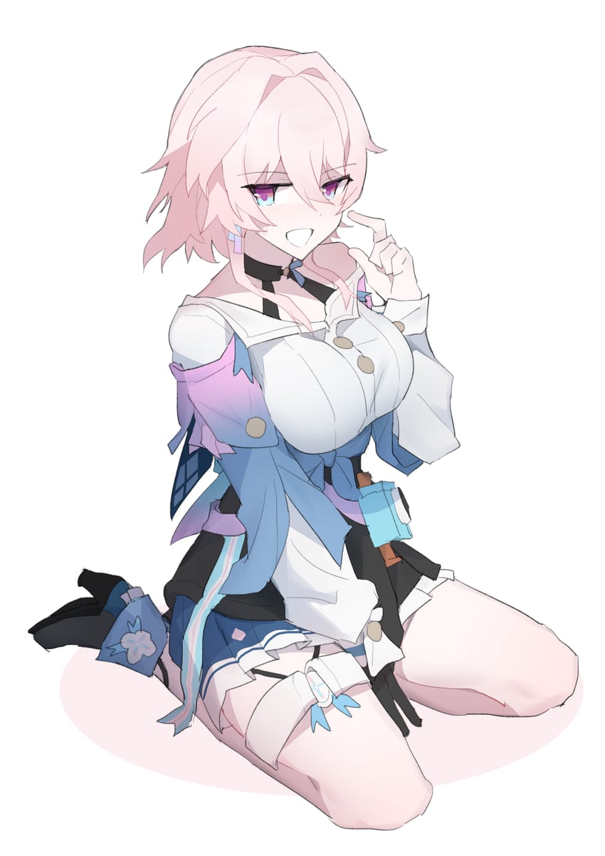 march 7th (honkai and 1 more) drawn by oakdams