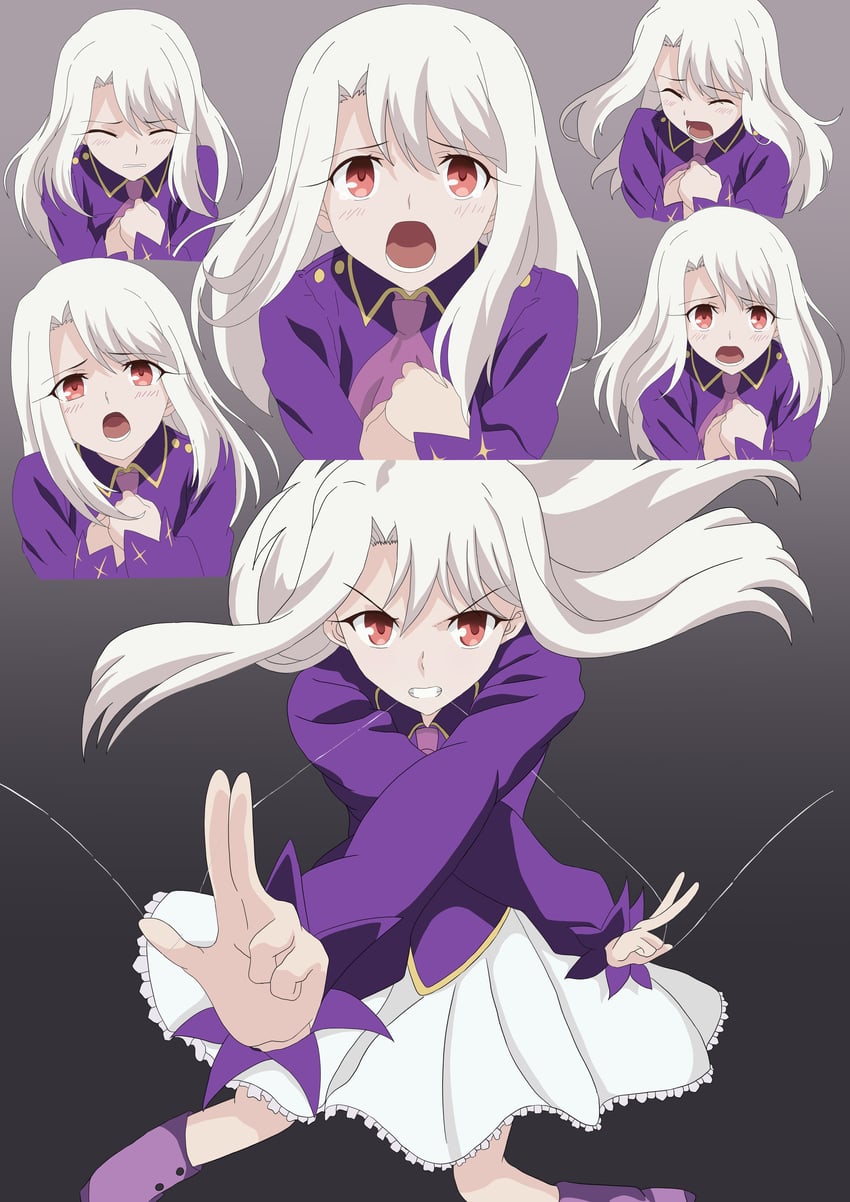illyasviel von einzbern (fate and 2 more) drawn by momolove8
