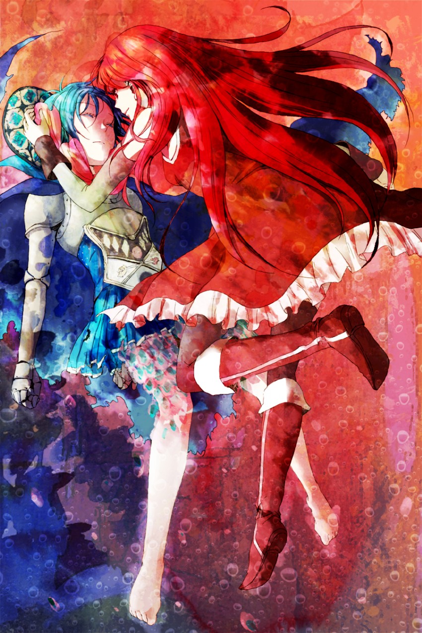 miki sayaka, sakura kyoko, and oktavia von seckendorff (mahou shoujo madoka magica) drawn by nishin_(azu_m)