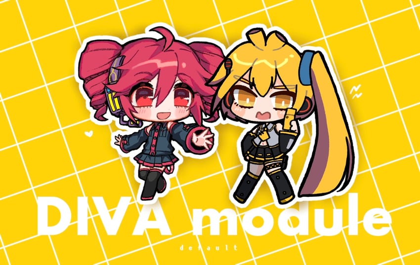 kasane teto and akita neru (vocaloid and 1 more) drawn by neirozum