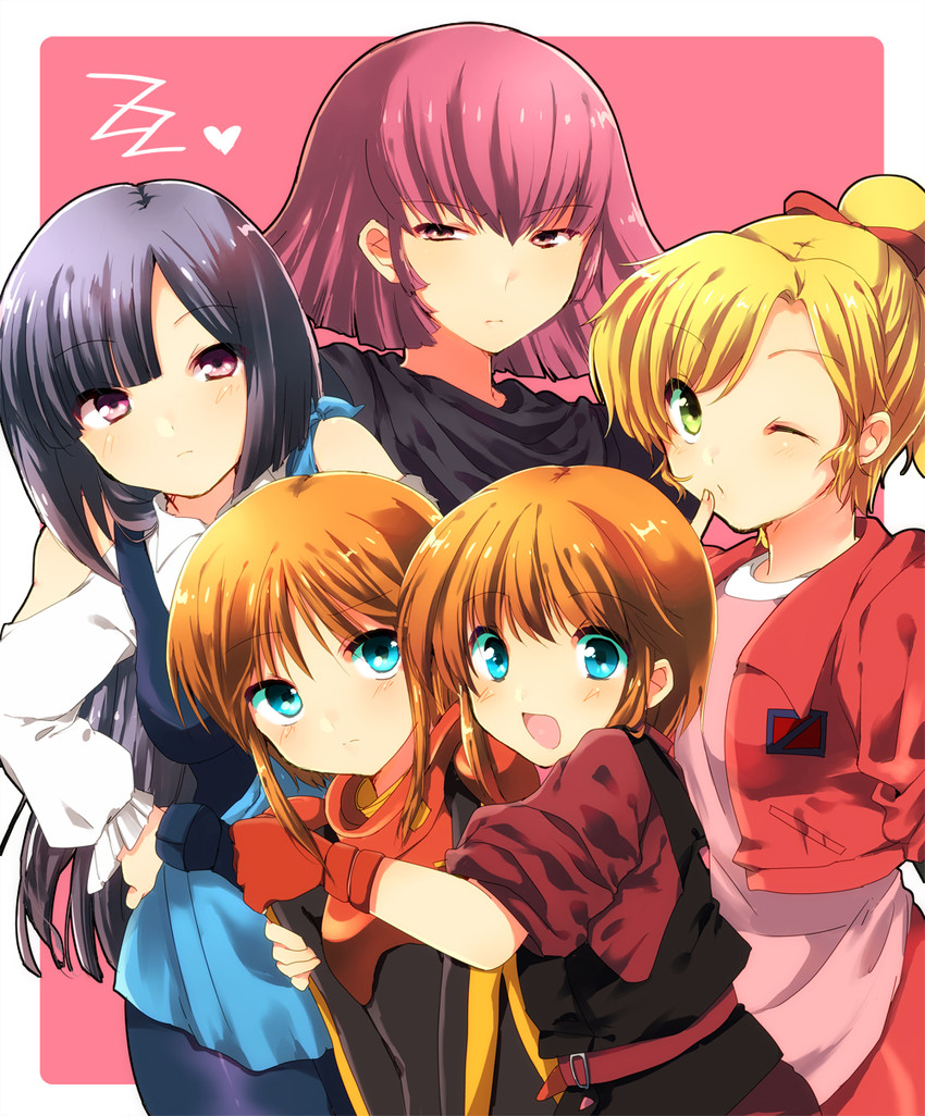puru two, haman karn, elpeo puru, roux louka, and elle vianno (gundam and 1 more) drawn by yno