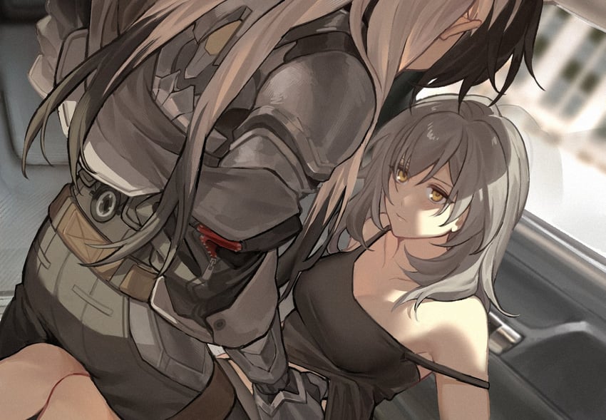 trailblazer, stelle, and boothill (honkai and 1 more) drawn by meat7955