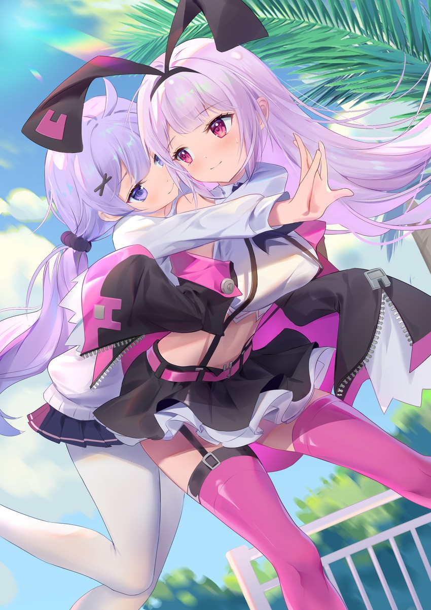 unicorn and hobby (azur lane) drawn by somna