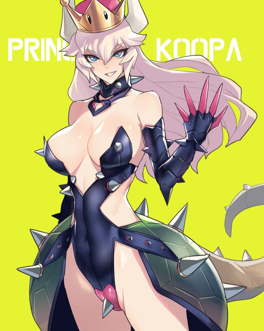 bowsette (mario and 1 more) drawn by ban!_(bansankan)